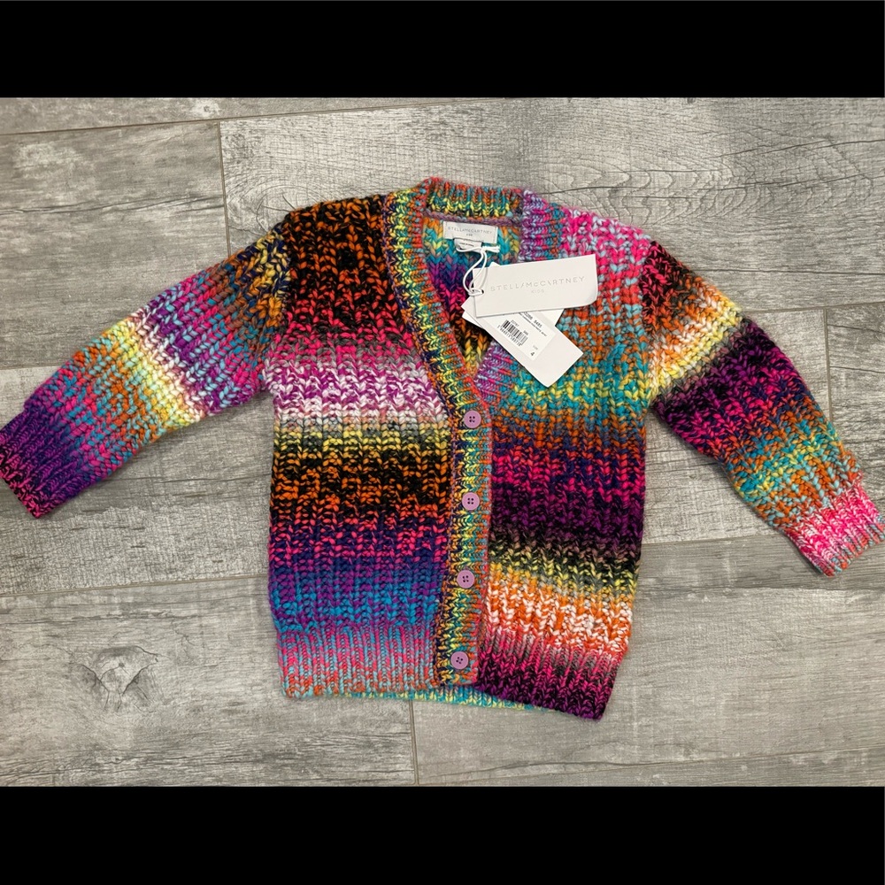 Stella McCartney Kids brand new cardigan Sweater size 4